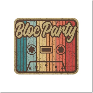 Bloc Party Vintage Cassette Posters and Art